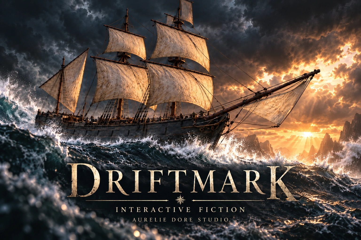 Driftmark interactive fiction cover